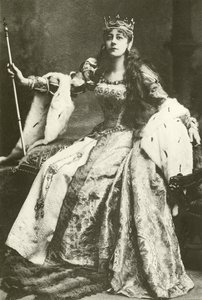 Senhorita Violet Vanbrugh como Anne Boleyn (gravura) de English Photographer