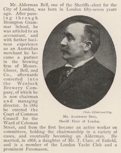 Sr. Alderman Bell, xerife eleito de Londres de English Photographer