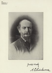 Mr Algernon C Swinburne de English Photographer