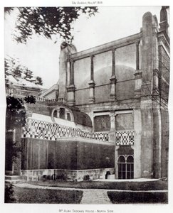 Sr. Alma Tademas House, Lado Norte, 34 Grove End Road, Londres, 1889 de English Photographer