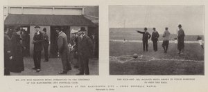 Sr. Balfour no jogo de futebol Manchester City v Stoke de English Photographer