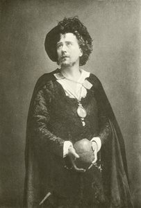 Sr. Beerbohm Tree como Hamlet (gravura) de English Photographer