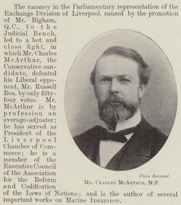 Sr. Charles McArthur, deputado de English Photographer