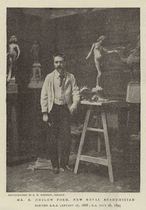 Sr. E Onslow Ford, novo acadêmico real de English Photographer