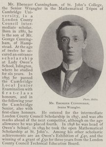 Sr. Ebenezer Cunningham, Senior Wrangler de English Photographer