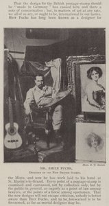 Sr. Emile Fuchs, Designer dos Novos Selos Britânicos de English Photographer