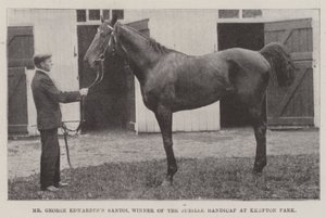 Sr. George Edwardess Santoi, vencedor do Handicap Jubilee em Kempton Park de English Photographer
