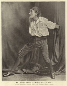 Sr. Henry Irving, como Matthias em The Bells