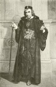 Sr. Henry Irving como Shylock (gravura) de English Photographer