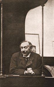 Herbert Gladstone no banco das testemunhas no julgamento de Emmeline Pankhurst e outros de English Photographer