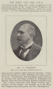 Sr. JL Wilkinson, gerente da Great Western Railway de English Photographer