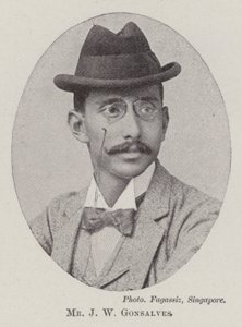 Mr JW Gonsalves de English Photographer