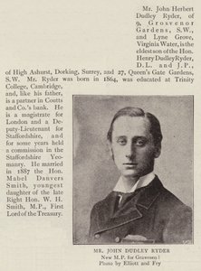 Mr John Dudley Ryder de English Photographer