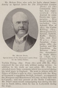 Sr. Melton Prior, Artista Especial do The Illustrated London News para o Indian Durbar de English Photographer