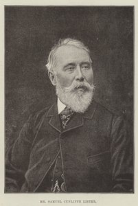 Sr. Samuel Cunliffe Lister de English Photographer