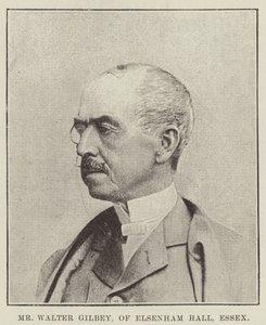 Sr. Walter Gilbey, de Elsenham Hall, Essex de English Photographer
