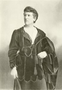 Sr. Wilson Barrett como Hamlet (gravura) de English Photographer