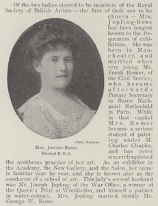 Sra. Jopling-Rowe, eleita RBA de English Photographer