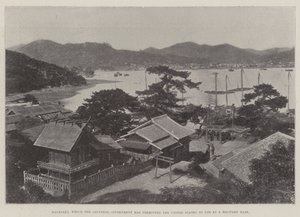 Nagasaki, que o governo japonês permitiu que os Estados Unidos usassem como base militar de English Photographer
