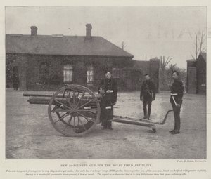 Nova arma de 15-Pounder para a artilharia de campo real de English Photographer