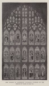 Nova Janela na Catedral de Canterbury, revelada pelo Príncipe de Gales em 29 de maio de English Photographer