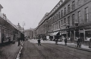 Newcastle, Clayton Street, East (foto a p/b) de English Photographer