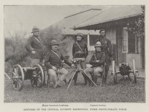 Oficiais da Expedição da Divisão Central, Força Protetora do Níger de English Photographer