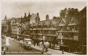 Old Staple Inn, em Holborn, Londres de English Photographer