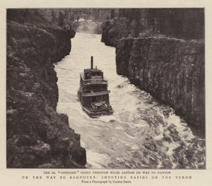 No caminho para Klondyke, filmar Rapids no Yukon de English Photographer