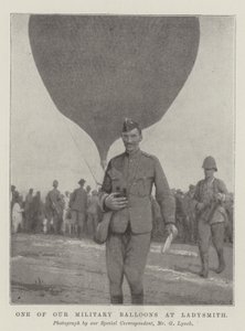 Um dos nossos balões militares em Ladysmith de English Photographer