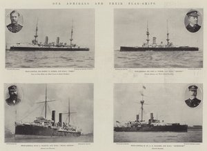 Nossos almirantes e seus navios-bandeira