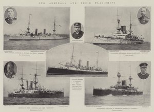 Nossos almirantes e seus navios-bandeira