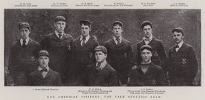 Nossos visitantes americanos, a equipe atlética de Yale