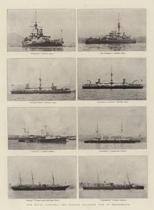 Nossos visitantes navais, o esquadrão italiano agora em Portsmouth