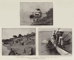 Nossas colônias da África Ocidental, Gunboats no Níger de English Photographer