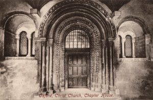 Oxford, Christ Church, Chapter House (foto a p/b) de English Photographer