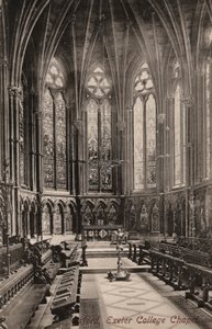 Oxford, Exeter College Chapel (foto a p/b) de English Photographer