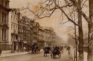 Piccadilly, Londres, olhando para o leste de English Photographer