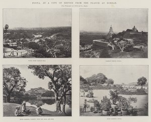 Poona, como uma cidade de refúgio da peste em Bombaim