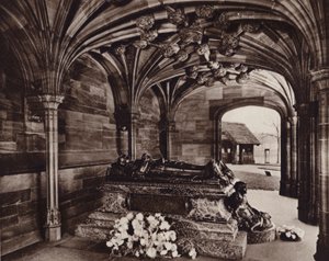 Port Sunlight: Tumbas do fundador, William Hesketh Lever, e sua esposa de English Photographer