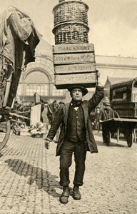 Porters of Covent Garden market (foto a p/b) de English Photographer