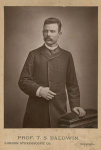 Retrato do professor Thomas Scott Baldwin de English Photographer
