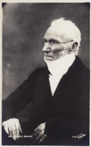 Retrato do reverendo Patrick Bronte de English Photographer