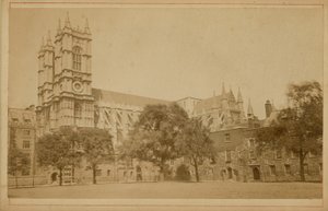 Postal da Abadia de Westminster de English Photographer
