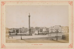 Postal com uma imagem da Trafalgar Square de English Photographer
