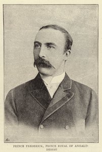 Príncipe Frederico, Príncipe Real de Anhalt-Dessau de English Photographer