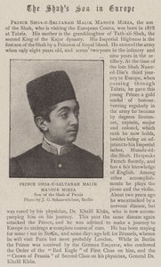 Príncipe Shoa-U-Saltanah Malik Mansur Mirza de English Photographer