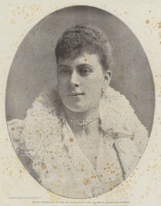 Princesa Victoria Mary de Teck, a futura esposa de HRH o duque de Clarence e Avondale