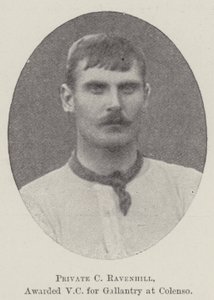 Private C Ravenhill, premiado com o VC de Gallantry no Colenso de English Photographer