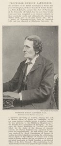 Professor Burdon Sanderson, FRS, Presidente da Associação Britânica de English Photographer